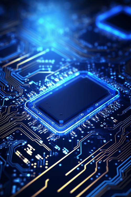 ai数字艺术科技互联网数据芯片背景图
